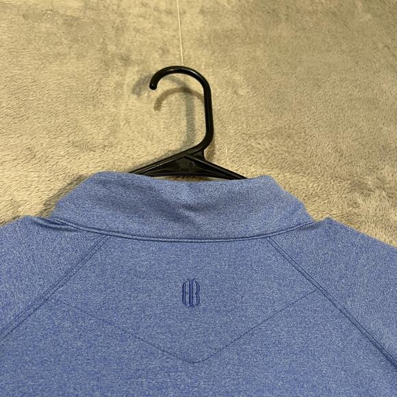 Holderness & Bourne Pullover Mens XL Blue The Westland Quarter Zip Golf Tech - Picture 8 of 10